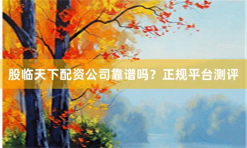 股临天下配资公司靠谱吗？正规平台测评